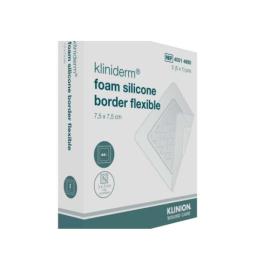Kliniderm foam silicone Border 7,5x7,5 cm