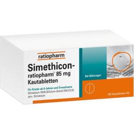 Simethicon ratiopharm 85 mg Kautabletten