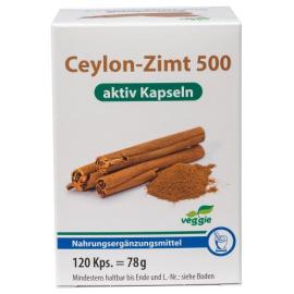 Ceylon-Zimt 500 aktiv Kapseln