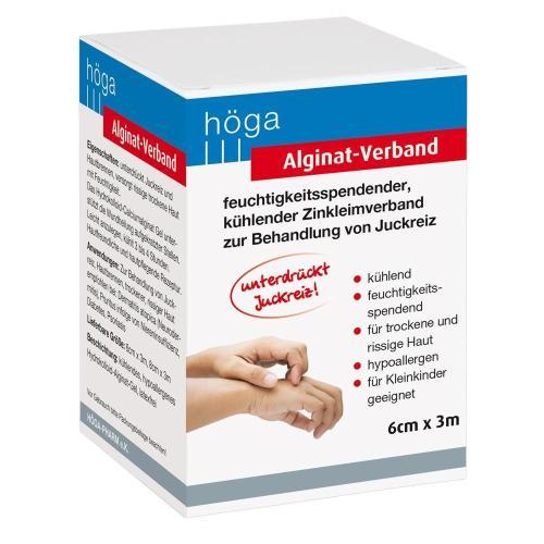 2x ALGINAT-Verband 6 cmx3 m kühlender Zinkleimverband 1 ST
