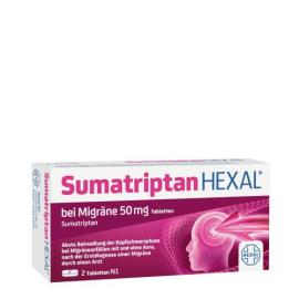 Sumatriptan Hexal bei Migräne 50 mg Tabletten