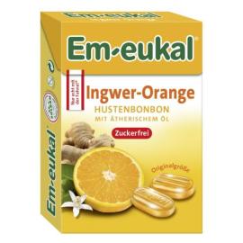 Em-Eukal Bonbons Ingwer Orange zuckerfrei Box