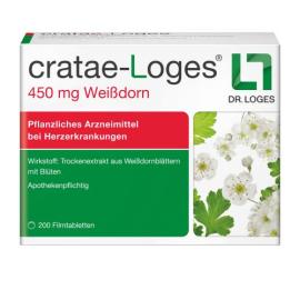 Cratae-Loges 450 mg Weißdorn Filmtabletten
