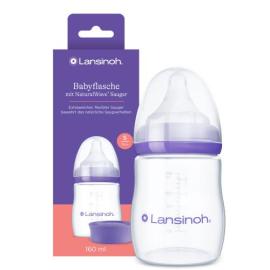Lansinoh Naturalwave Babyflasche 160ml & Sauger S