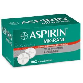 Aspirin Migräne 500 mg Brausetabletten