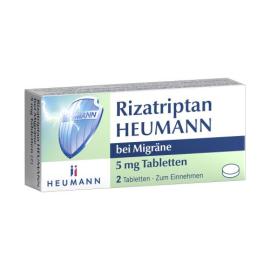 Rizatriptan Heumann bei Migräne 5 mg Tabletten