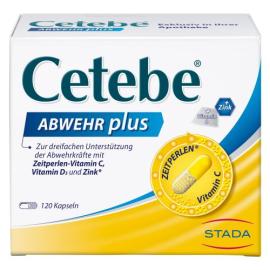 Cetebe Abwehr plus Vitamin C+Vitamin D3+Zink Kaps.