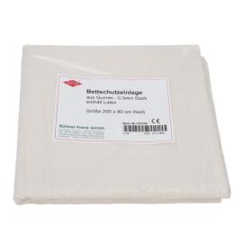 Betteinlage Gummiplatte 0,3 mm 90x200 cm weiß