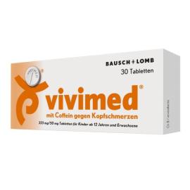 Vivimed mit Coffein gegen Kopfschmerzen Tabletten