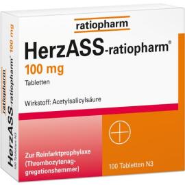 Herzass ratiopharm 100 mg Tabletten