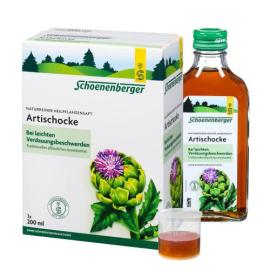 Schoenenberger Naturreiner Heilpflanzensaft Artischocke