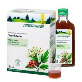 Schoenenberger Naturreiner Heilpflanzensaft Weißdorn