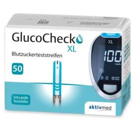 GlucoCheck XL Blutzuckerteststreifen (50 Stück)
