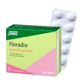 Salus Floradix Eisen 100 mg forte, Filmtabletten