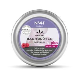 Lemon Pharma Original Bachblüten Pastillen N° 41 Klar und Konzentriert Himbeere  Bio und Vegan