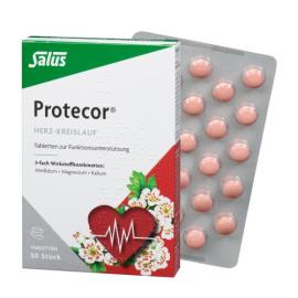 Salus Protecor Herz-Kreislauf Tabletten zur Funktionsunterstützung, Überzogene Tabletten