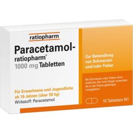 Paracetamol-Ratiopharm 1.000 mg Tabletten