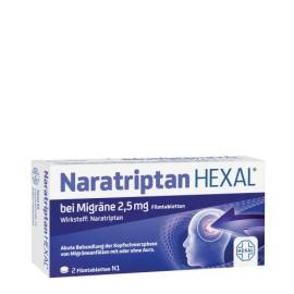 Naratriptan Hexal bei Migräne 2,5 mg Filmtabletten