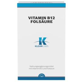 Vitamin B12+Folsäure Klean Labs Kapseln